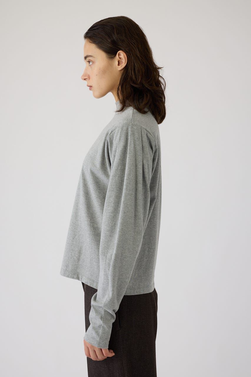 RIM.ARK 「Curved sleeve high collar tops」|Tシャツ・カットソー|