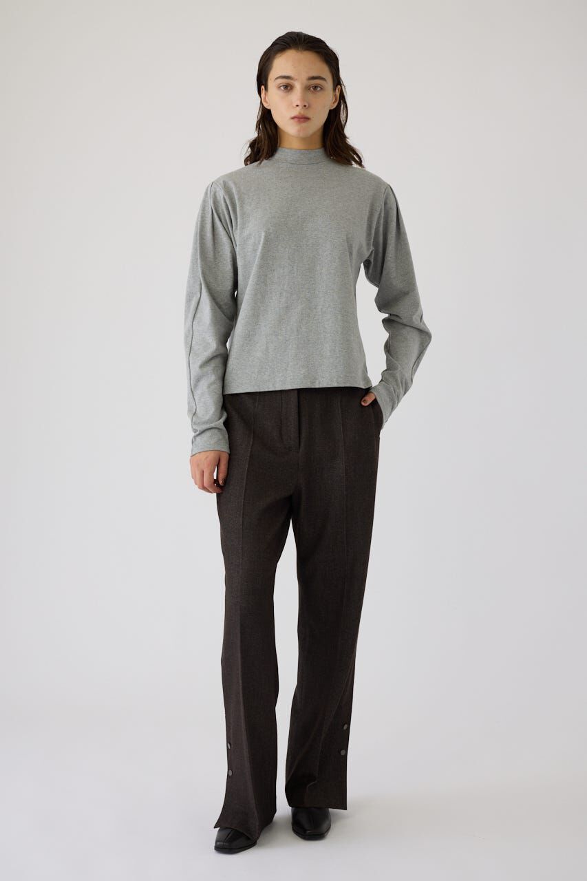 RIM.ARK 「Curved sleeve high collar tops」|Tシャツ・カットソー|