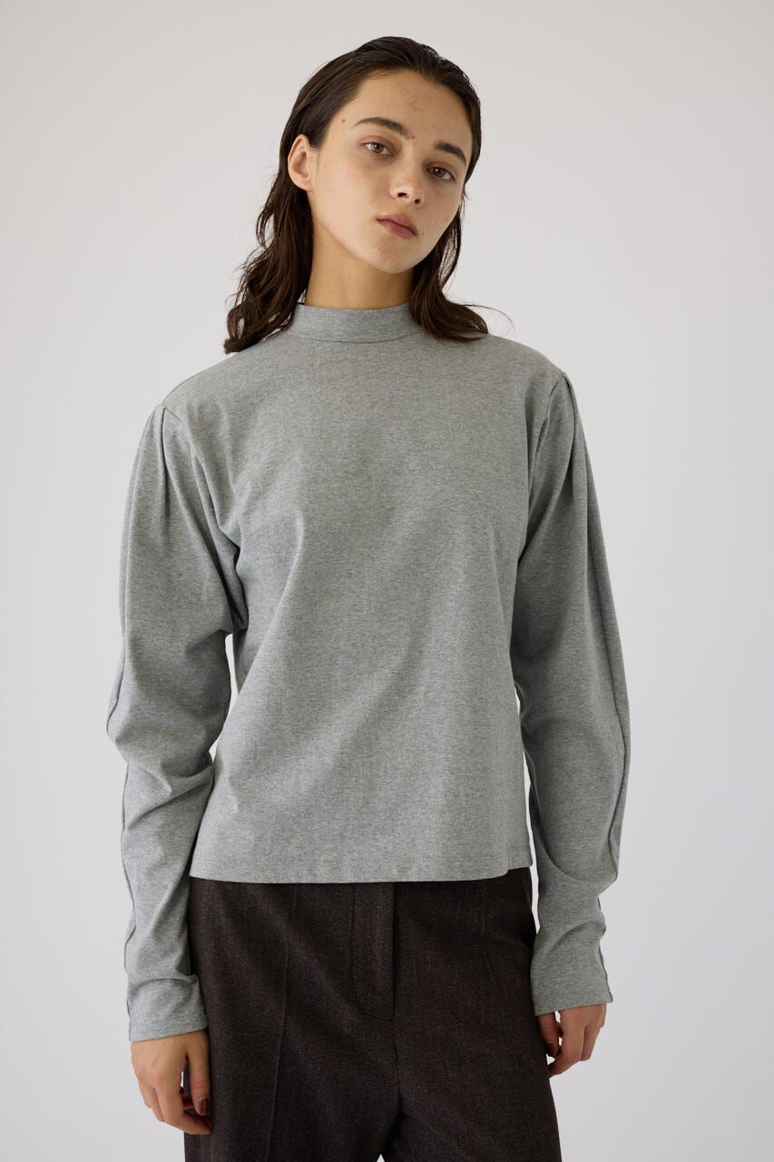 RIM.ARK 「Curved sleeve high collar tops」|Tシャツ・カットソー|