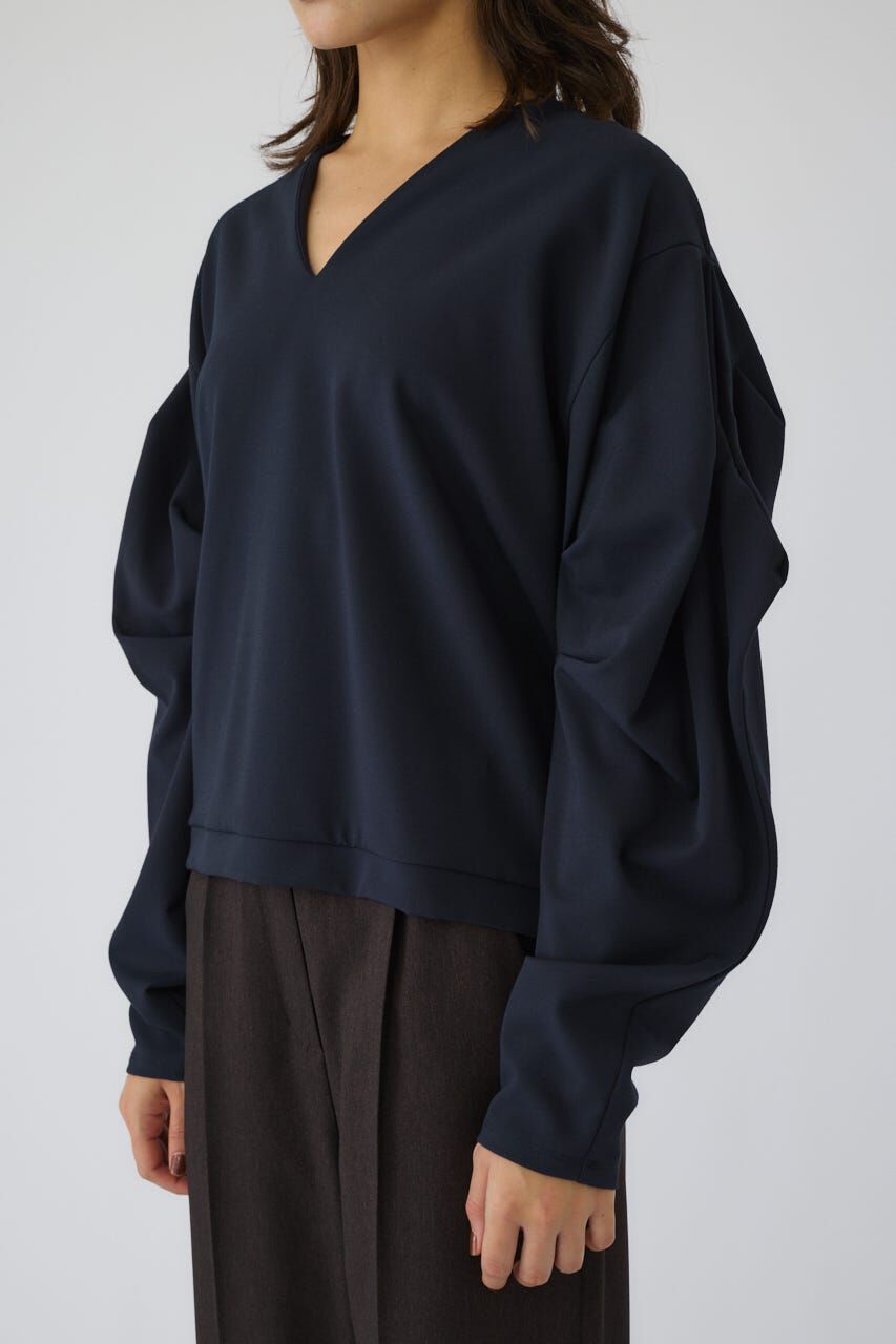 RIM.ARK 「Volume sleeve v-neck PO」|Tシャツ・カットソー|NVY