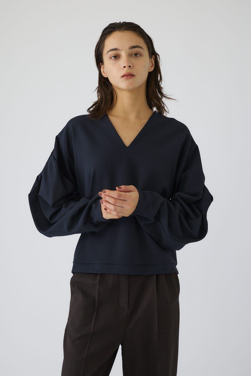 RIM.ARK 「Volume sleeve v-neck PO」|Tシャツ・カットソー|