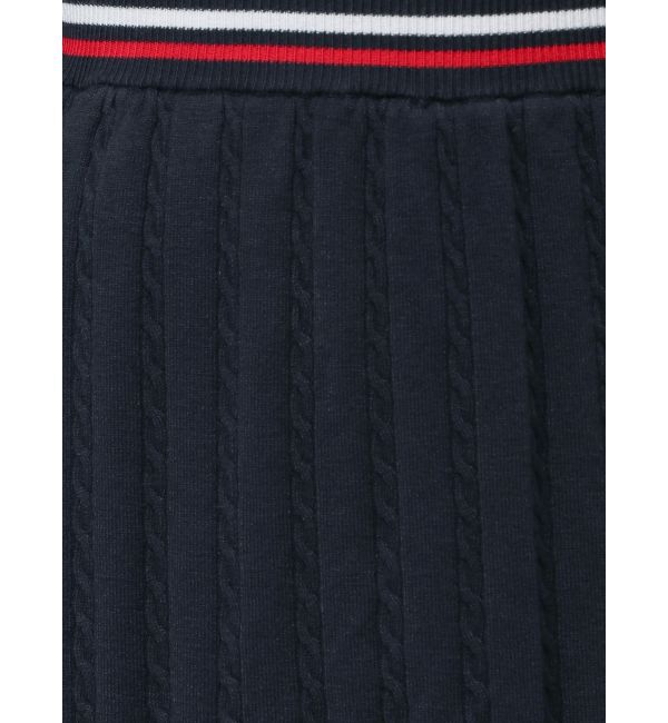 CALNAMUR「MINI CABLE LINE KNIT SK/ミニケーブルライクニットミニスカート」|スカート|