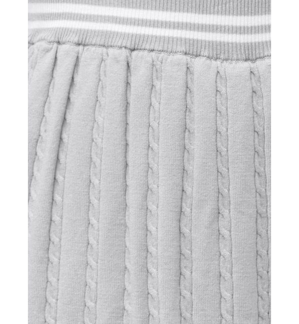 CALNAMUR「MINI CABLE LINE KNIT SK/ミニケーブルライクニットミニスカート」|スカート|
