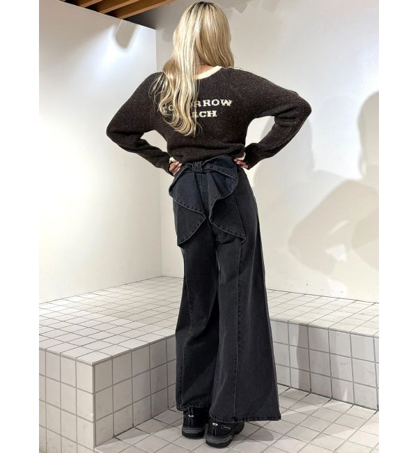 CALNAMUR「バックロゴジャガードユニフォームボディスーツ」|ニット・セーター|