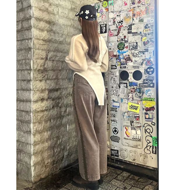 CALNAMUR「バックロゴジャガードユニフォームボディスーツ」|ニット・セーター|