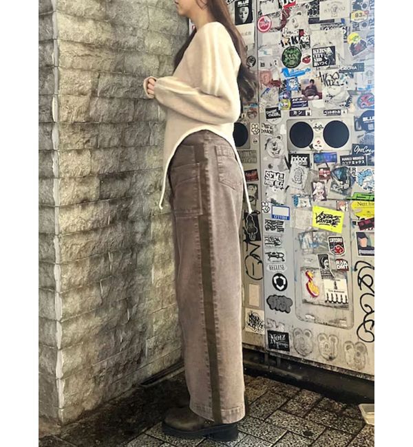 CALNAMUR「バックロゴジャガードユニフォームボディスーツ」|ニット・セーター|