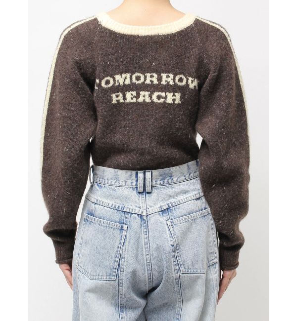 CALNAMUR「バックロゴジャガードユニフォームボディスーツ」|ニット・セーター|