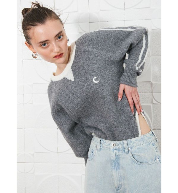 CALNAMUR「バックロゴジャガードユニフォームボディスーツ」|ニット・セーター|