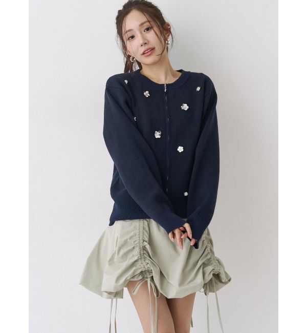 CALNAMUR「ドロストバルーンミニスカート」|スカート|