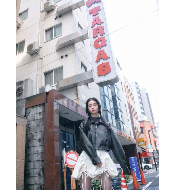 CALNAMUR「ドロストバルーンミニスカート」|スカート|