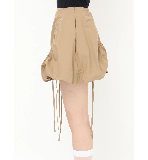 CALNAMUR「ドロストバルーンミニスカート」|スカート|