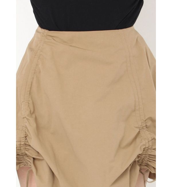 CALNAMUR「ドロストバルーンミニスカート」|スカート|