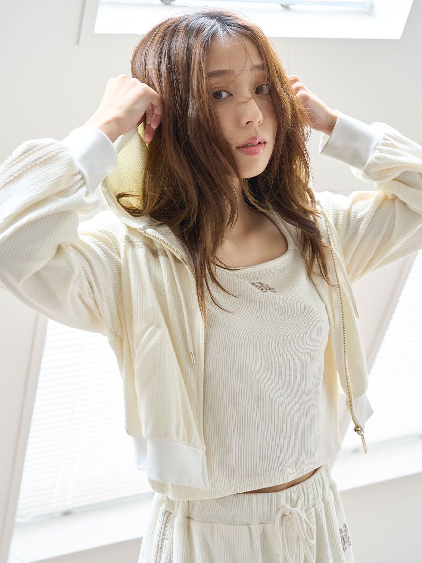 SNIDEL HOME「デザインカットＴシャツ」|ルームウェア|