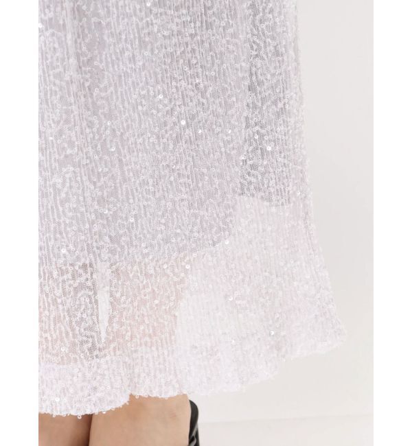 ELENDEEK「SPANGLE PLEATS SK」|スカート|