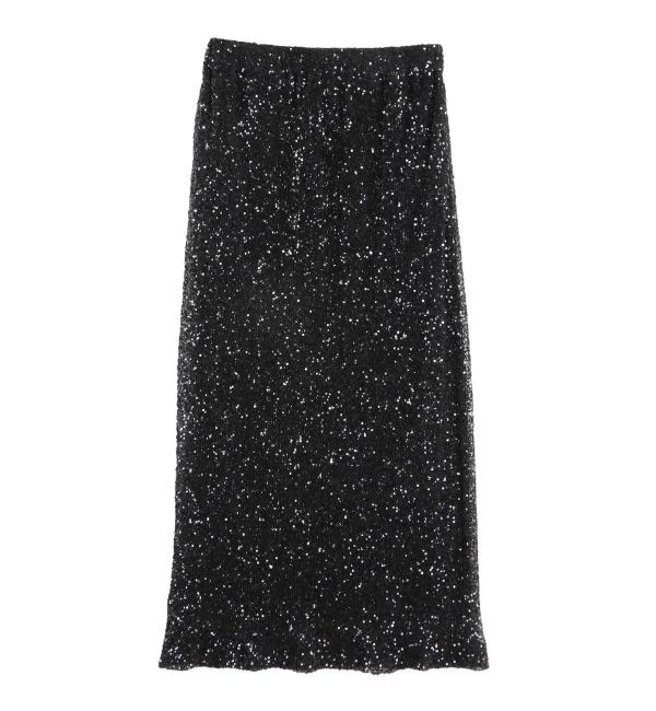 ELENDEEK「SPANGLE PLEATS SK」|スカート|