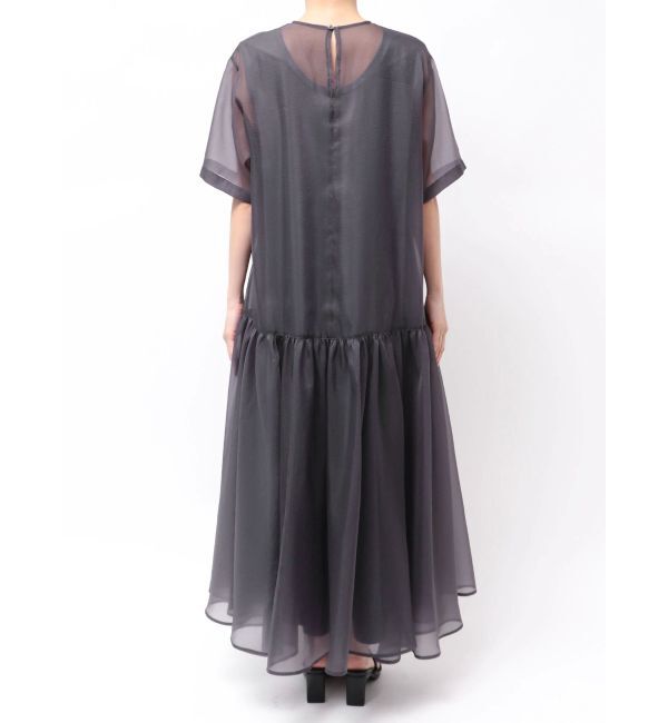 ELENDEEK「SHEER LAYERED CUT OP」|ワンピース|