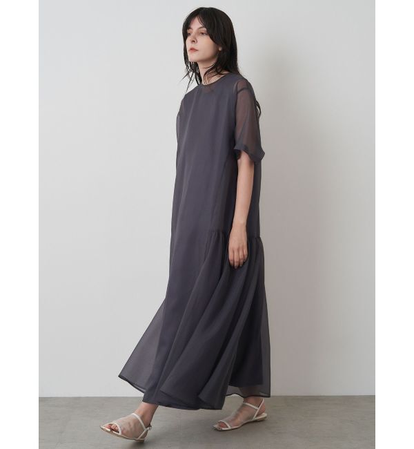 ELENDEEK「SHEER LAYERED CUT OP」|ワンピース|