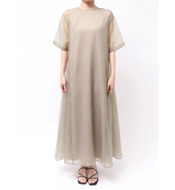 ELENDEEK「SHEER LAYERED CUT OP」|ワンピース|