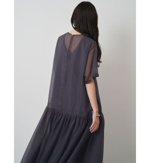 ELENDEEK「SHEER LAYERED CUT OP」|ワンピース|