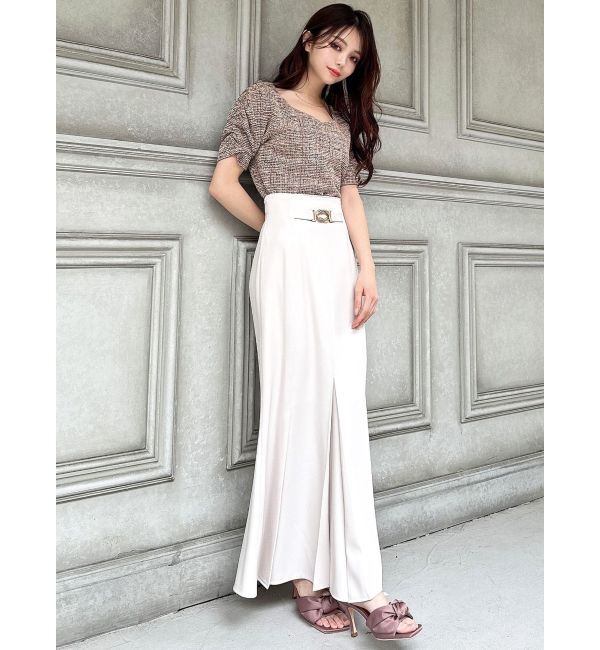 RESEXXY「ファブリックフォールドスカート」|スカート|