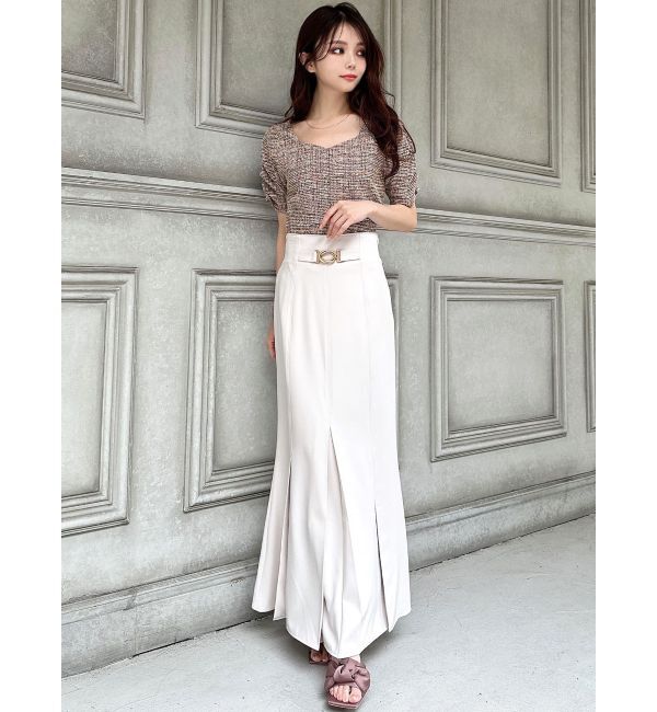 RESEXXY「ファブリックフォールドスカート」|スカート|