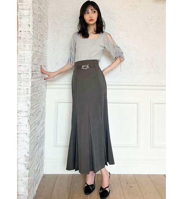 RESEXXY「ファブリックフォールドスカート」|スカート|