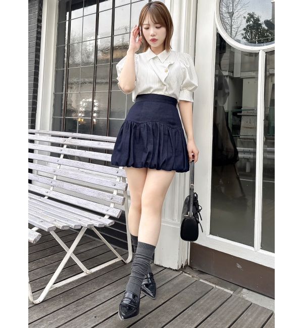 dazzlin「バリエバルーンミニスカート」|スカート|
