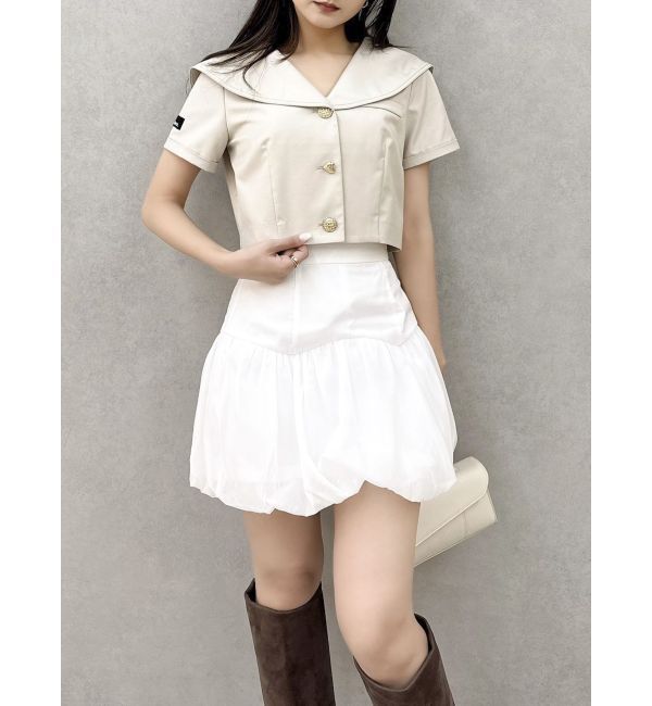 dazzlin「バリエバルーンミニスカート」|スカート|