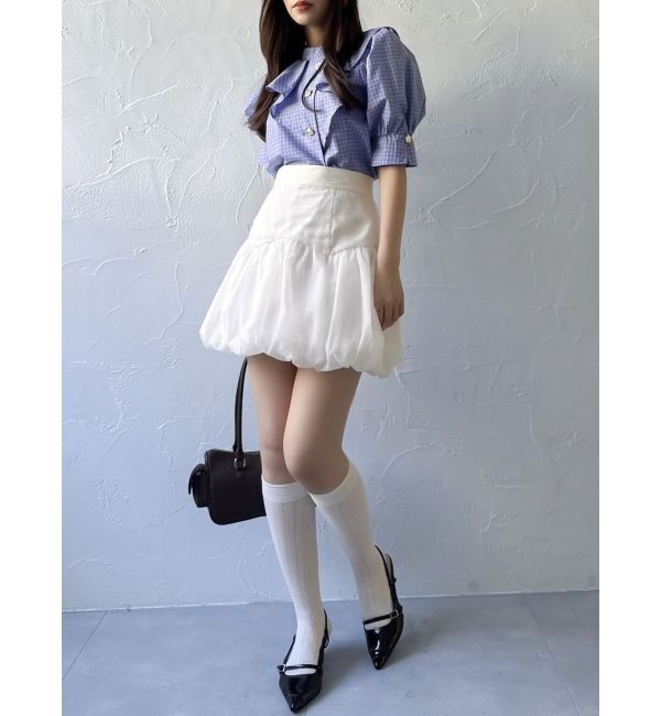 dazzlin「バリエバルーンミニスカート」|スカート|