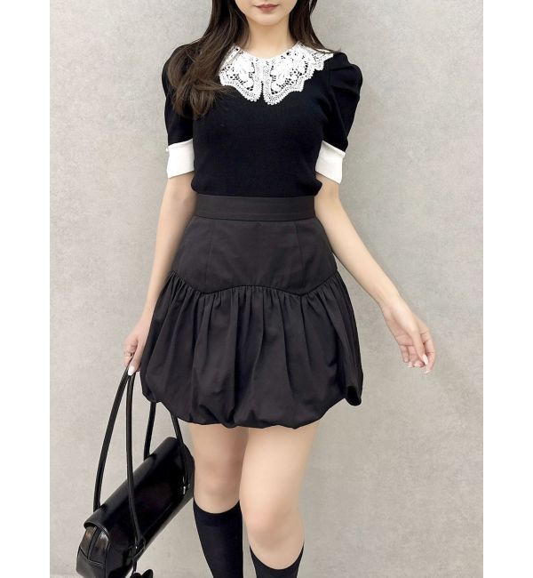 dazzlin「バリエバルーンミニスカート」|スカート|