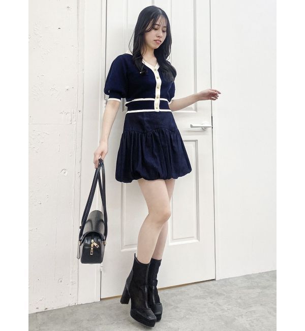 dazzlin「バリエバルーンミニスカート」|スカート|