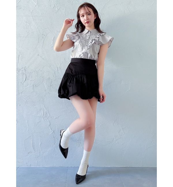 dazzlin「バリエバルーンミニスカート」|スカート|