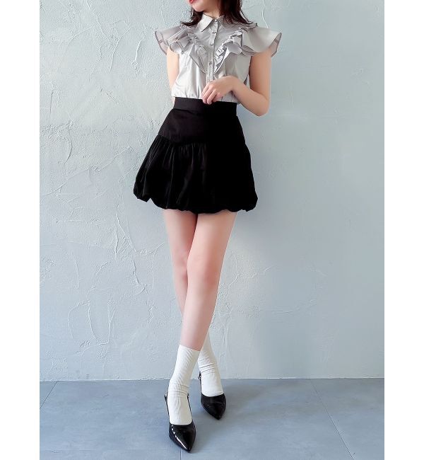 dazzlin「バリエバルーンミニスカート」|スカート|