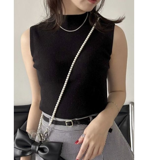 dazzlin「コンパクトノースリニットトップス」|ニット・セーター|