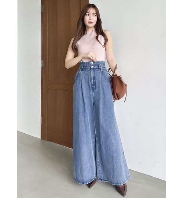 dazzlin「コンパクトノースリニットトップス」|ニット・セーター|