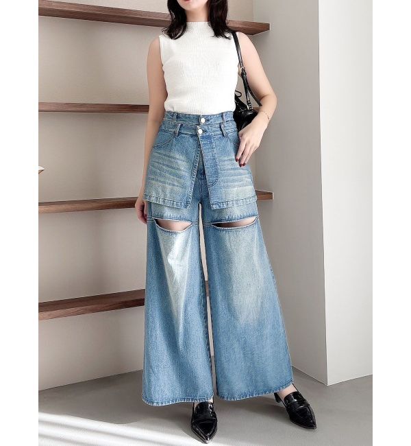 dazzlin「コンパクトノースリニットトップス」|ニット・セーター|