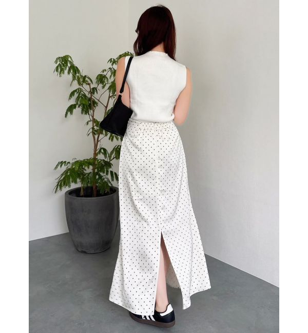 dazzlin「サテンナロースリットスカート」|スカート|