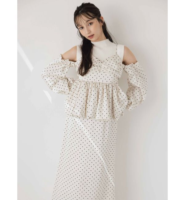 dazzlin「サテンナロースリットスカート」|スカート|