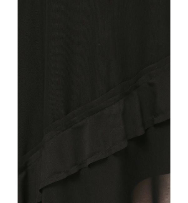 EMODA「ラッフルアシンメトリーミディスカート」|スカート|