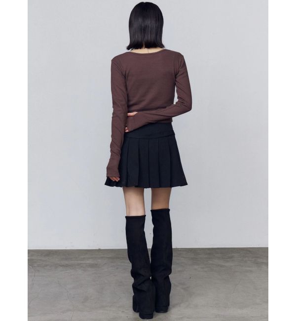 EMODA「ベルトプリーツスカート」|スカート|