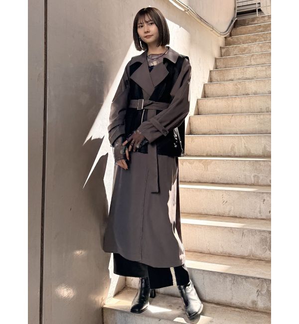 MURUA「ジレレイヤードトレンチコート【マルチウェイ】」|トレンチコート|