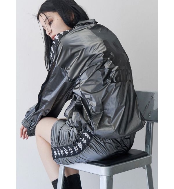 MURUA「【Kappa】2WAYナイロントラックジャケット【セットアップ着用可】」|ブルゾン・スタジャン|グレー