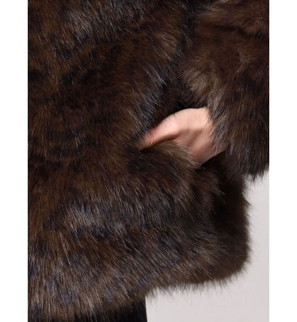 MURUA「レオパードフェイクファーコート」|その他|