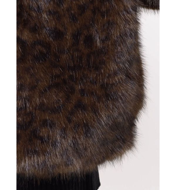 MURUA「レオパードフェイクファーコート」|その他|