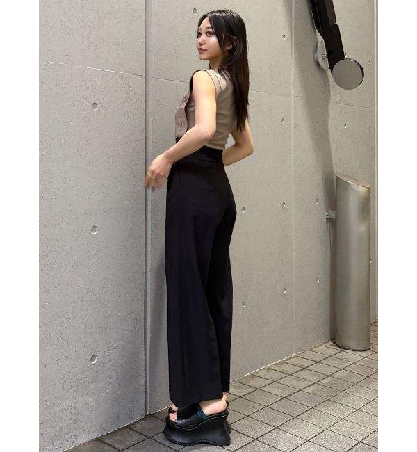 MURUA「ハイウエストセンプレワイドパンツ【セットアップ着用可】」|その他|