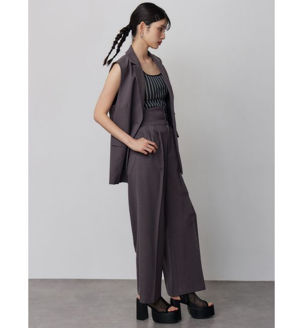 MURUA「ハイウエストセンプレワイドパンツ【セットアップ着用可】」|その他|