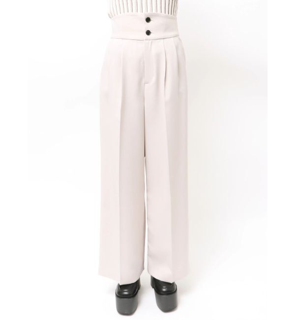 MURUA「ハイウエストセンプレワイドパンツ【セットアップ着用可】」|その他|