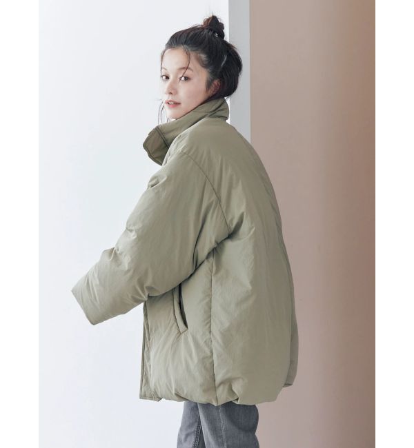 Ungrid「ミドル丈ルーズシルエットダウン」|ダウン|ベージュ