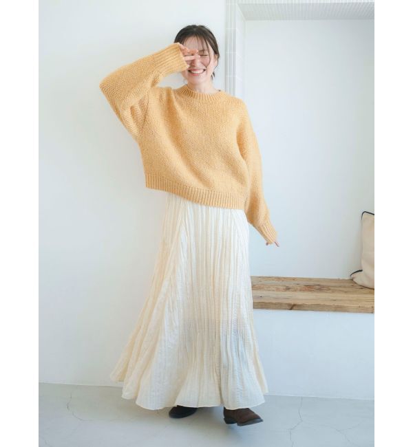 Ungrid「クリンクルボリュームスカート」|スカート|
