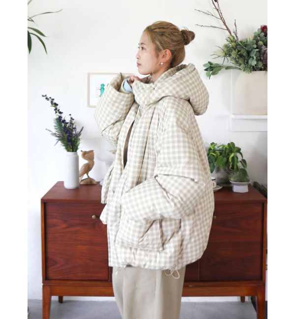 Ungrid「フードデザインダウン」|ダウン|